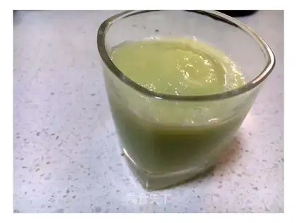 Butter cucumber mousse