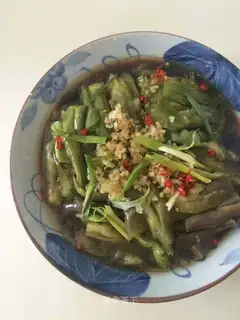 Steam eggplant