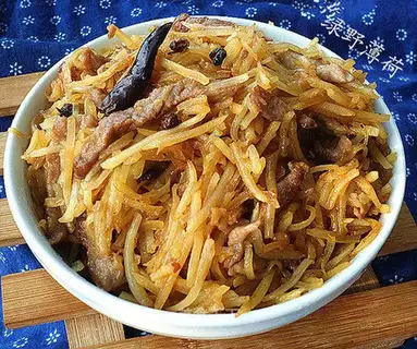 Dry potato spinal cord