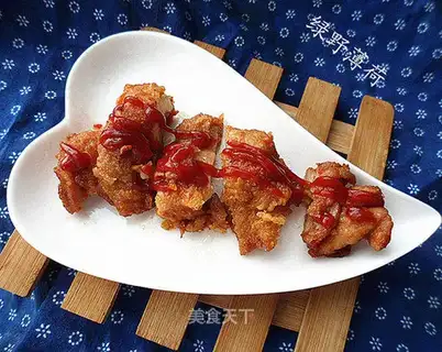 A garlic fried chicken chop