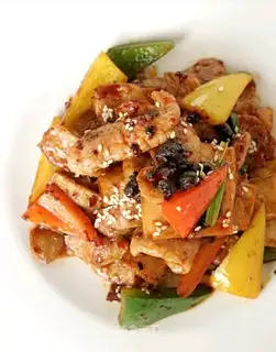 Fired pork neck