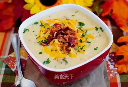 Bacon cheese soup