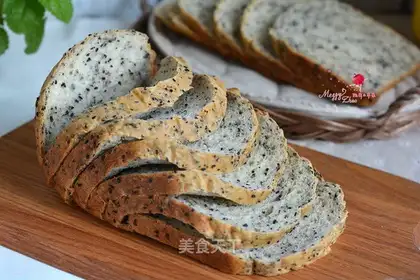 One-key black sesame toast