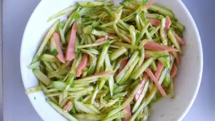 Cucumber sausage