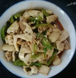 Pepper pasta fried tofu