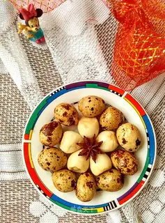 Beer quail eggs