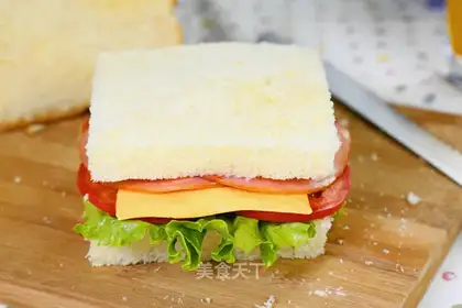 Western nutrition breakfast sandwich