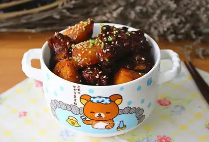 Potato beer duck