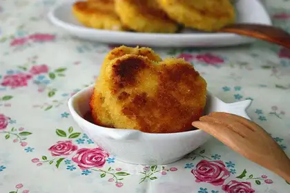 Corn chicken chops