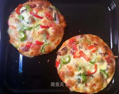Beef sausage pizza