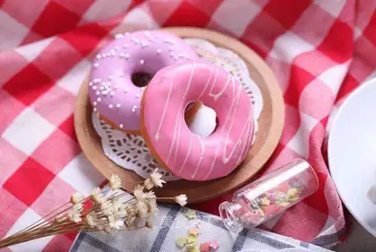 Sweet and delicious doughnuts