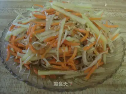 Three shredded salad