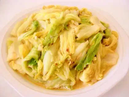 Stewed cabbage with fermented bean curd