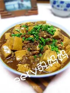 Minced pork and tofu