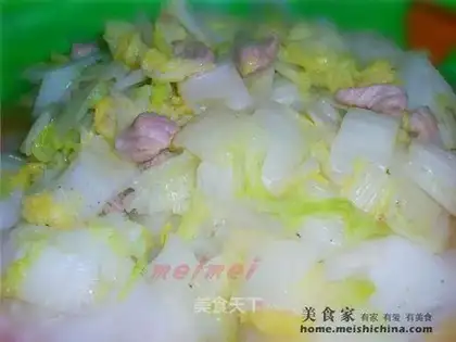 fried Chinese cabbage