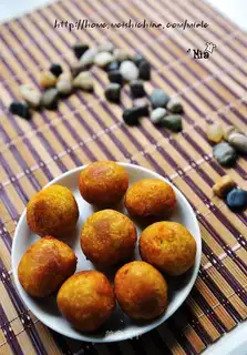 Delicious sweet potato balls