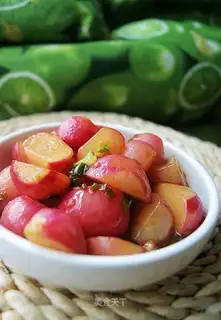 Garlic cherry radish