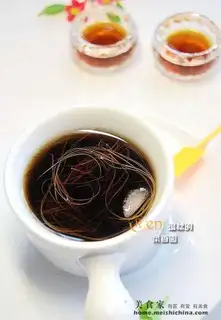 Corn silk brown sugar tea