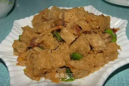 Braised roasted bran
