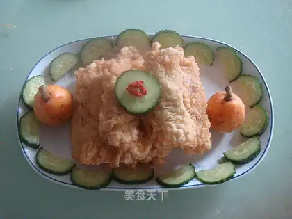 Crispy fish roll