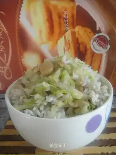 Fried rice with cabbage