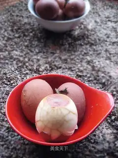 Spiced tea egg