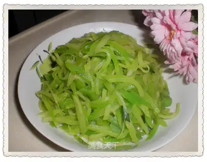 stir-fried green bamboo shoots