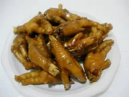 braised chicken feet