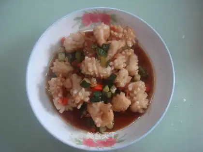 Garlic squid roll