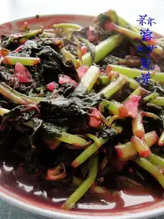 stir-fried amaranth with garlic