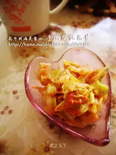 Hand-shredded bean curd cabbage