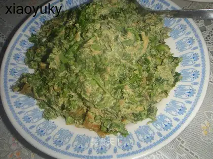 Scrambled eggs with Chinese toon