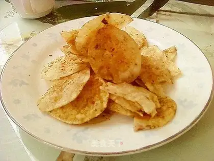 Microwave potato chips