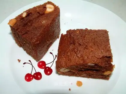 Nuts chocolate brownies