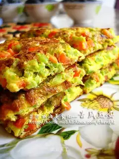 Balsam pear fried eggs