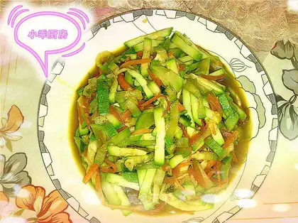 Zucchini in oyster sauce