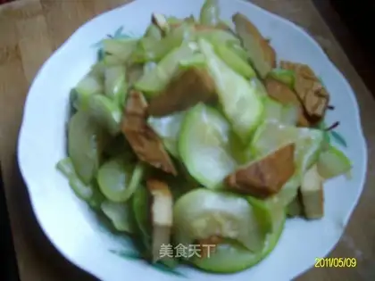 stir-fried zucchini