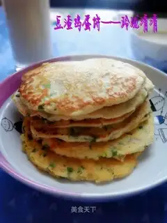 bean dregs egg cake