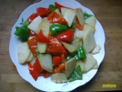 stir-fried three-color