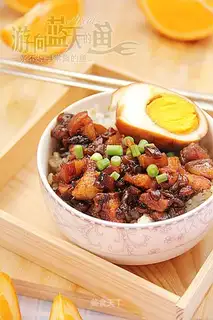 braised pork rice