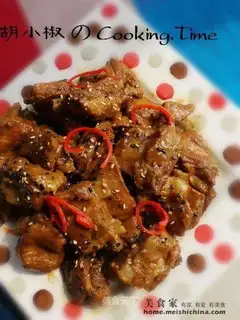 Peanut butter cola ribs