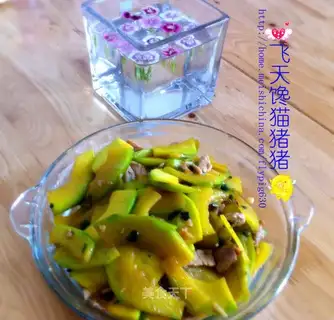 Sautéed tender pumpkin