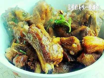 Grilled pork ribs