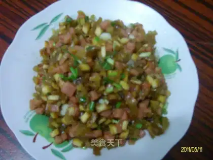 stir-fried three dices