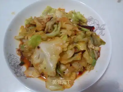 shredded cabbage