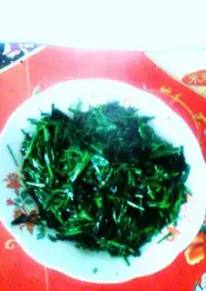 leeks in oyster sauce