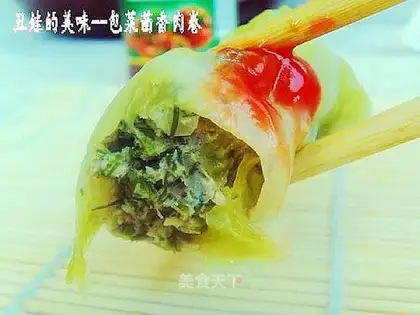 cabbage and fennel roll
