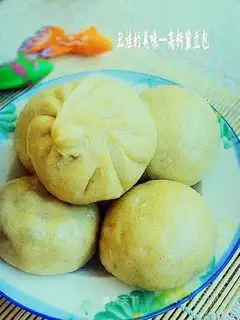 High-calcium honey bean buns