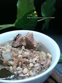 Winter melon, bamboo, bean, and coix rice ribs soup