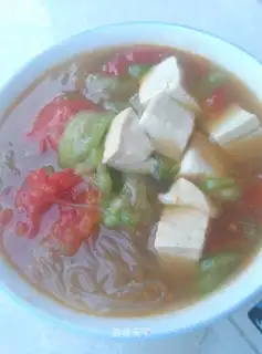 Tofu soup for silk melon fans